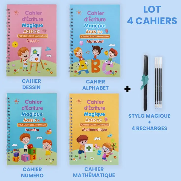 Reusable Magic Practice Copybook Set  4 pic